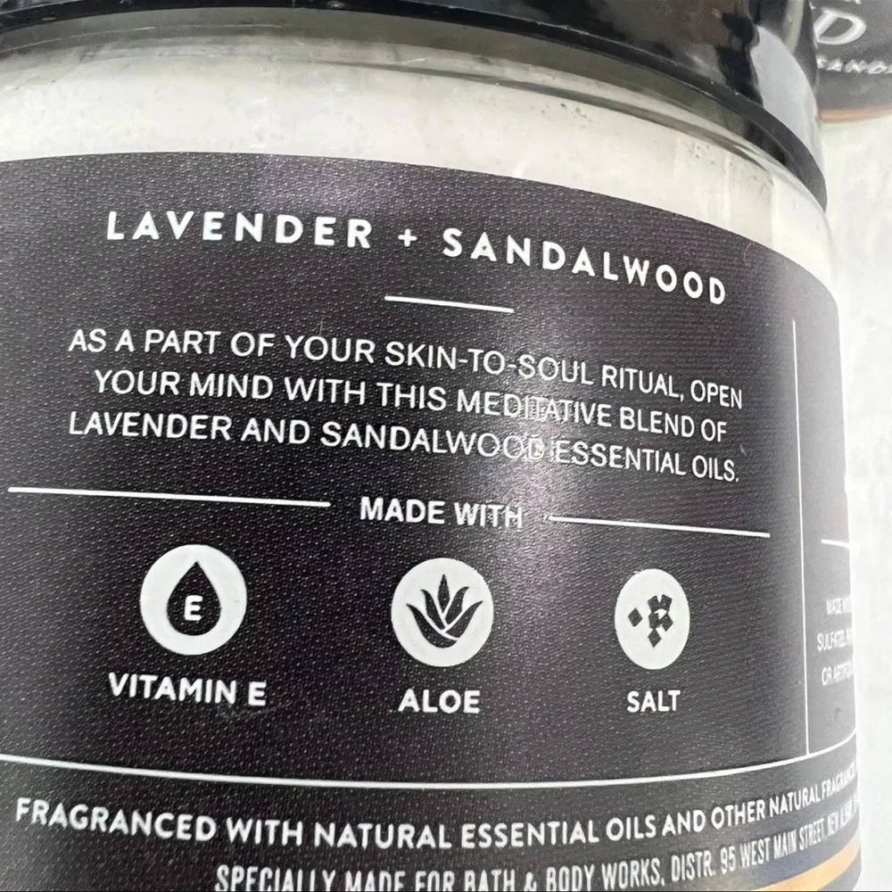 Bath & Body Works Aromatherapy Salt Body Scrub 17 oz With Vitamin E